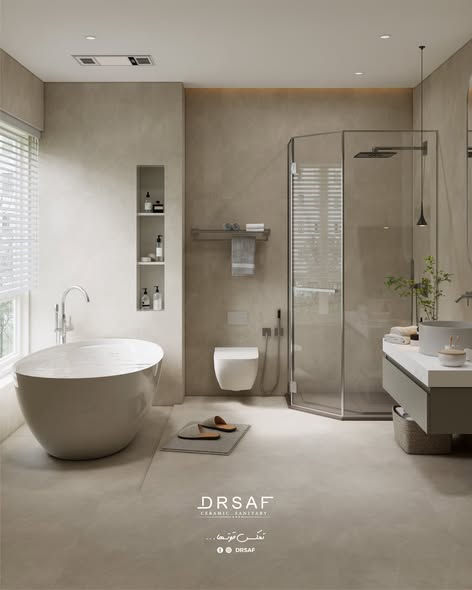 Modern Bathroom with Walk-in Shower